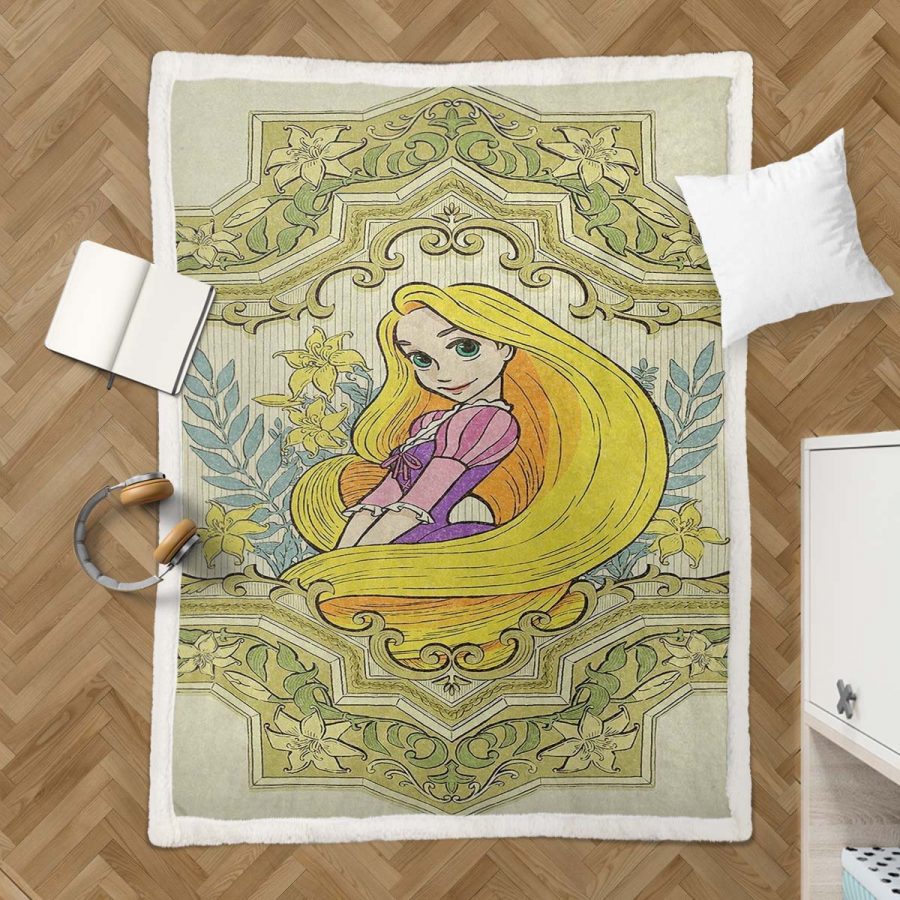 Rapunzel - Die verföhnte Prinzessin 03 Decke - Fleecedecke – Bild 3
