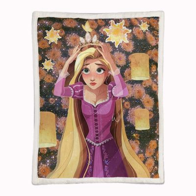 Alternative view of Rapunzel - Die verföhnte Prinzessin 05 Decke - Fleecedecke