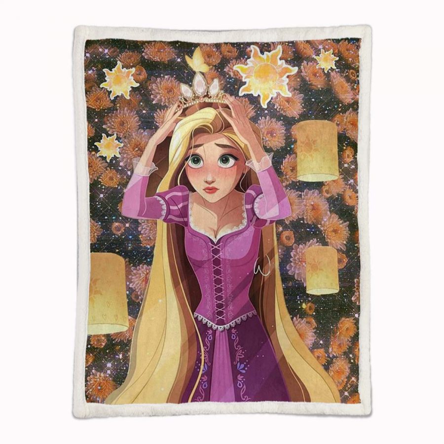 Rapunzel - Die verföhnte Prinzessin 05 Decke - Fleecedecke – Bild 2