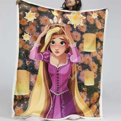 Rapunzel - Die verföhnte Prinzessin 05 Decke - Fleecedecke