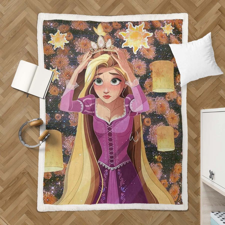 Rapunzel - Die verföhnte Prinzessin 05 Decke - Fleecedecke – Bild 3