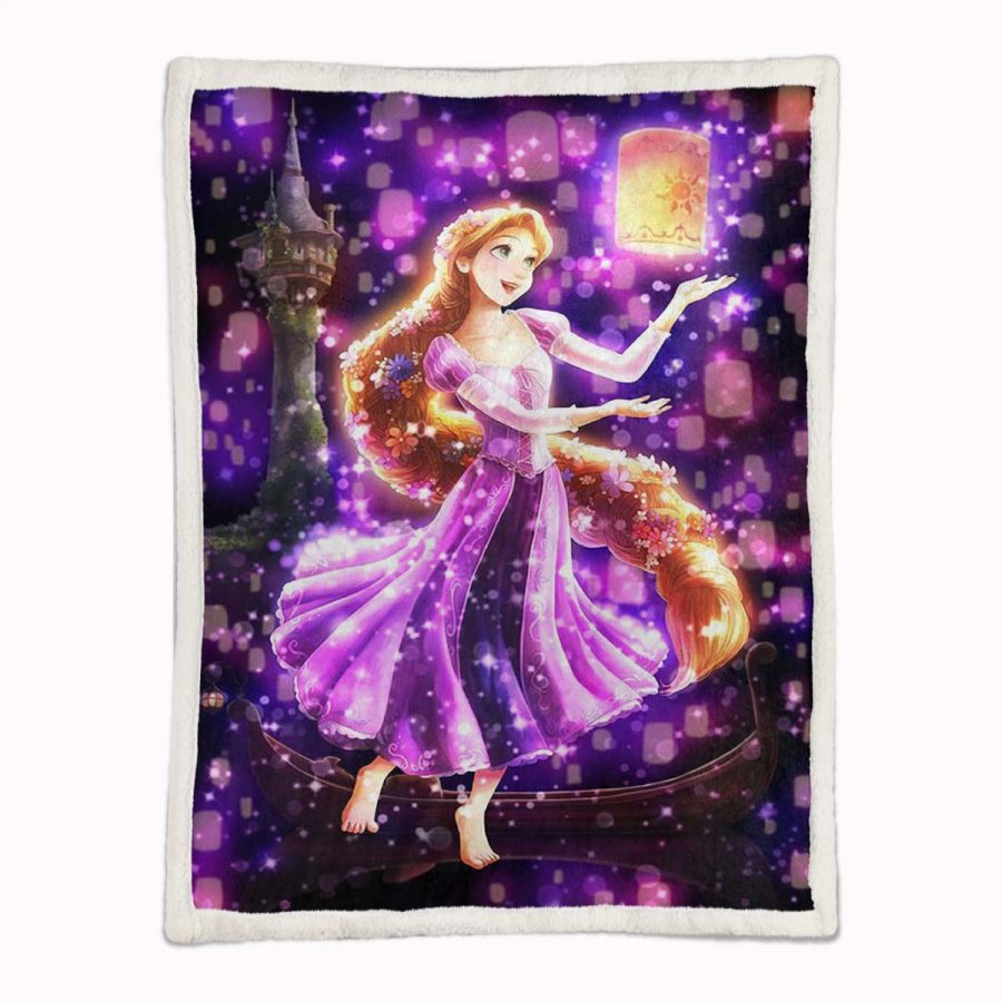 Rapunzel - Die verföhnte Prinzessin 06 Decke - Fleecedecke – Bild 2