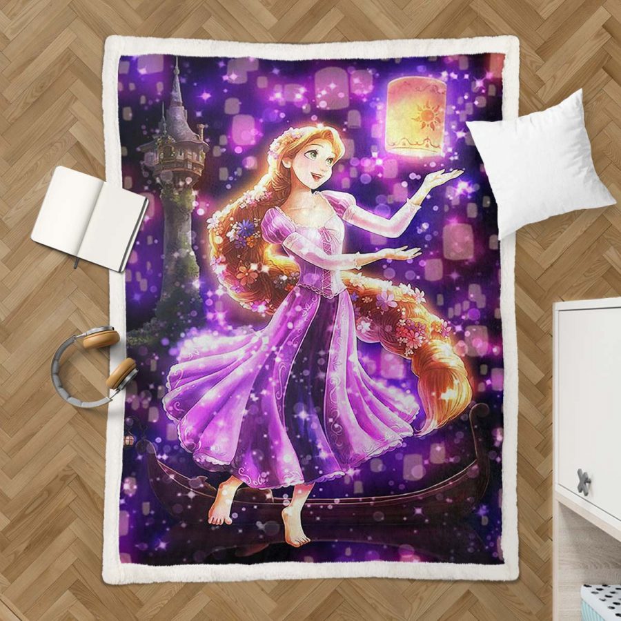 Rapunzel - Die verföhnte Prinzessin 06 Decke - Fleecedecke – Bild 3