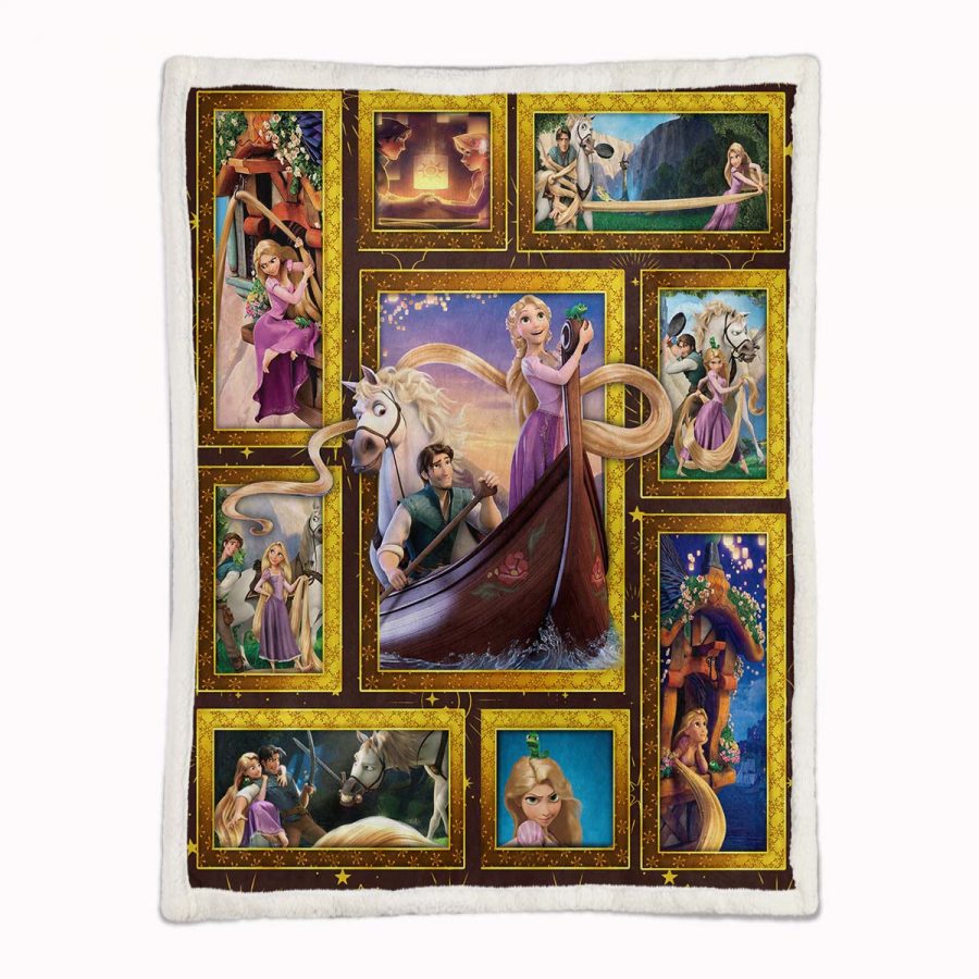 Rapunzel - Die verföhnte Prinzessin 07 Decke - Fleecedecke – Bild 2