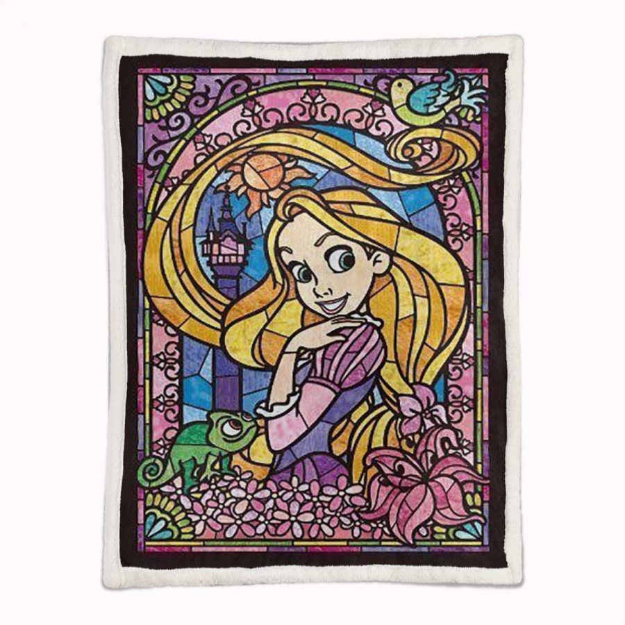 Rapunzel Tangled Diamond Stil 01 Decke - Fleecedecke – Bild 2