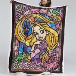 Rapunzel Tangled Diamond Stil 01 Decke – Fleecedecke