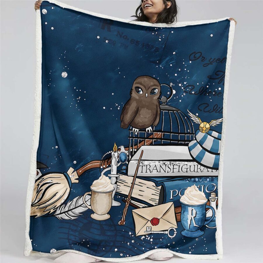 Ravenclaw Harry Potter 5 Decke - Fleecedecke