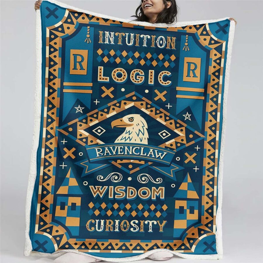 Ravenclaw Harry Potter 7 Decke - Fleecedecke