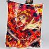 Rengoku Demon Slayer 03 Decke - Fleecedecke