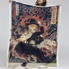 Rengoku Demon Slayer 04 Decke - Fleecedecke