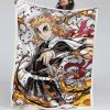 Rengoku Demon Slayer 07 Decke - Fleecedecke