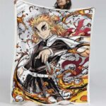 Rengoku Demon Slayer 07 Decke – Fleecedecke