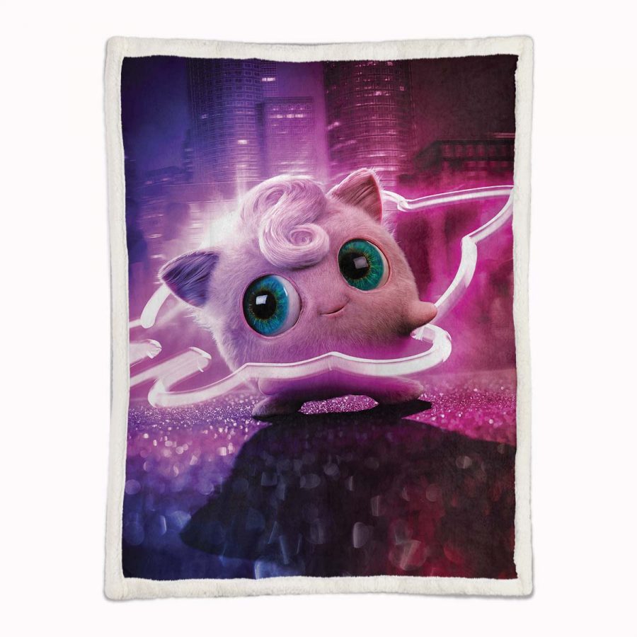 Pummeluff Pokemon Glücklich Decke - Fleecedecke – Bild 2