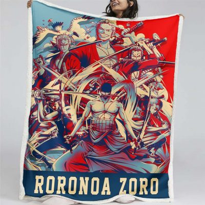 Lorenor Zorro One Piece 01 Decke - Fleecedecke