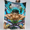 Lorenor Zorro One Piece 03 Decke - Fleecedecke