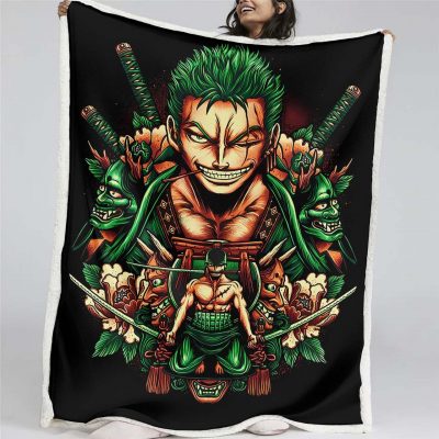 Lorenor Zorro One Piece 04 Decke - Fleecedecke