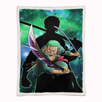 Alternative view of Lorenor Zorro One Piece 05 Decke - Fleecedecke