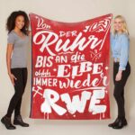 Rot-Weiss Essen Nur der RWE 02 Fleecedecke – Decke