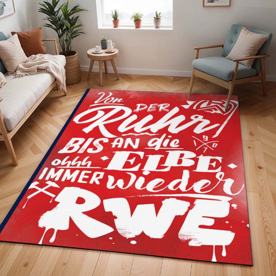 Rot-Weiss Essen Nur der RWE 02 Teppich – Bild 2