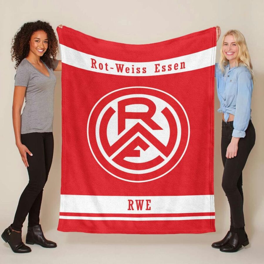 Rot-Weiss Essen RWE 06 Fleecedecke - Decke