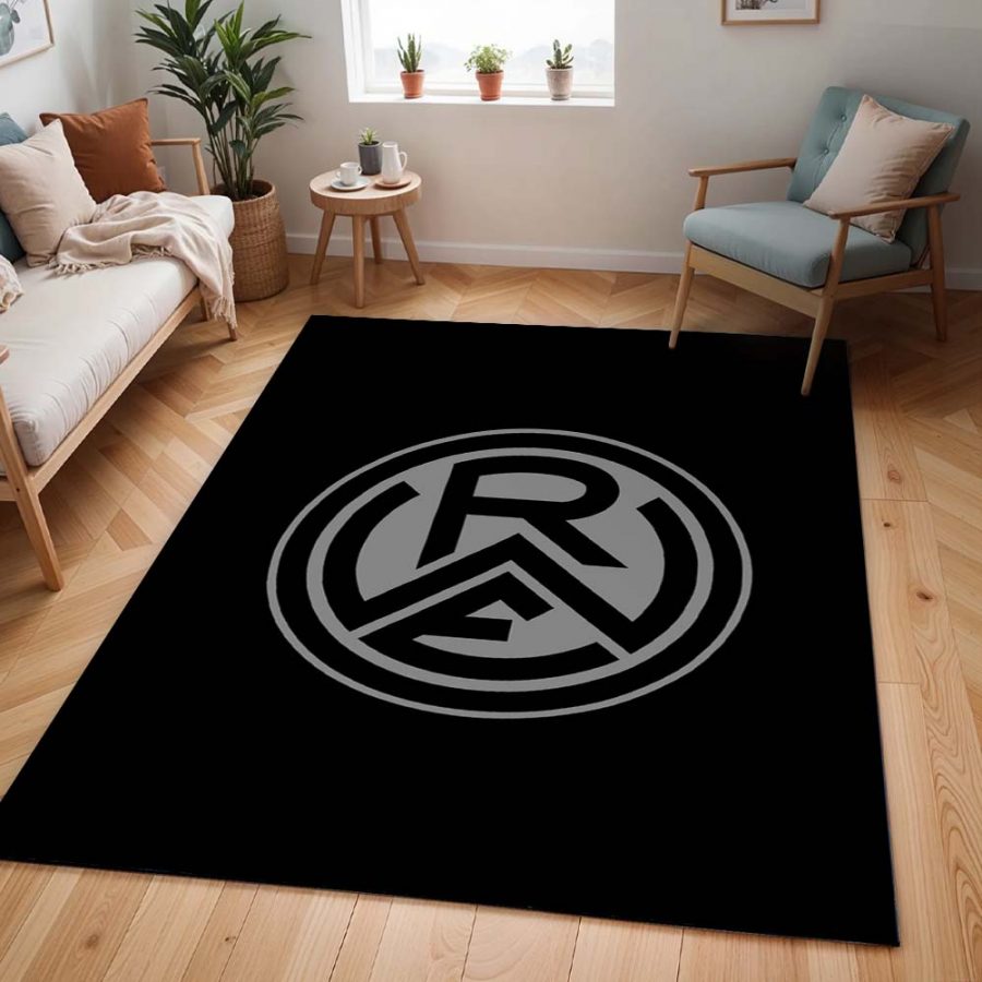 Rot-Weiss Essen RWE Grau Teppich – Bild 2