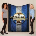 SC Paderborn 07 eV blaumetallic Fleecedecke – Decke