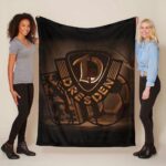 SG Dynamo Dresden golden Fleecedecke – Decke