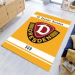 SG Dynamo Dresden gelber Hintergrund Stil 04 Teppich