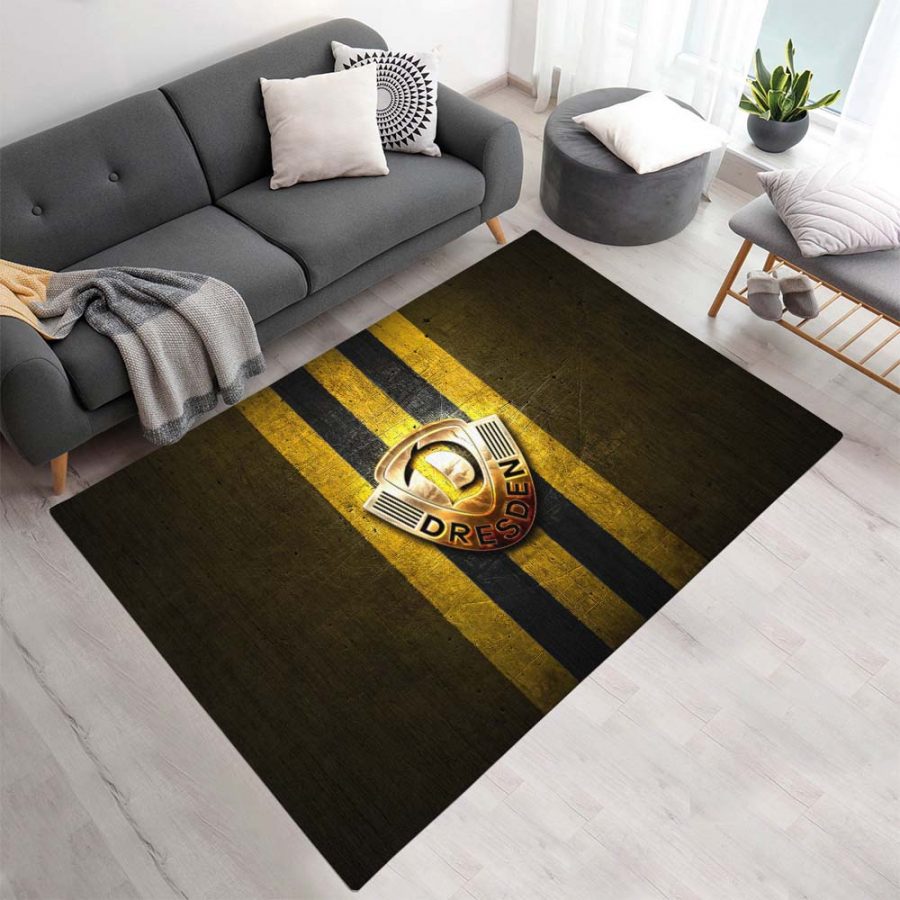 SG Dynamo Dresden gelbmetallic Hintergrund Teppich – Bild 2