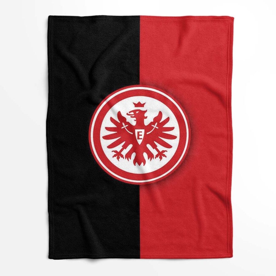 SGE Eintracht Frankfurt Fußballverein FC01 Fleecedecke - Decke – Bild 2