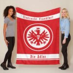 SGE Eintracht Frankfurt Fußballverein FC13 Fleecedecke – Decke