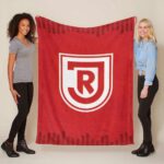 SSV Jahn Regensburg rot 03 Fleecedecke – Decke