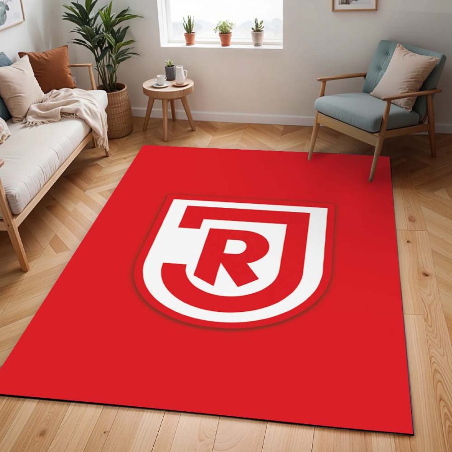 Rotes Logo des SSV Jahn Regensburg Teppich – Bild 2