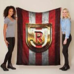 SSV Jahn Regensburg Rotmetall Fleecedecke – Decke