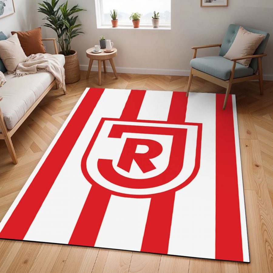 SSV Jahn Regensburg rot weiß 02 Teppich – Bild 2