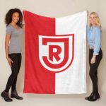 SSV Jahn Regensburg rot weiß 03 Fleecedecke – Decke