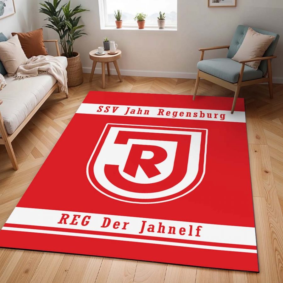 SSV Jahn Regensburg rot weiß 05 Teppich – Bild 2