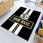 SV 07 Elversberg schwarzer Hintergrund sve01 Teppich