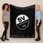 SV Sandhausen schwarz weiß 02 Fleecedecke – Decke