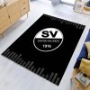 SV Sandhausen schwarz weiß 02 Teppich