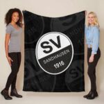 SV Sandhausen schwarz weiß 03 Fleecedecke – Decke