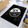SV Sandhausen schwarz weiß 03 Teppich