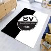 SV Sandhausen schwarz weiß 05 Teppich