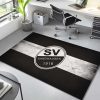SV Sandhausen schwarz weiß Teppich