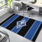 SV Waldhof Mannheim 07 schwarz blauer Hintergrund SVW Teppich