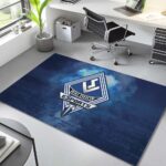 SV Waldhof Mannheim 07 schwarz blau Backsteinmauer SVW Teppich