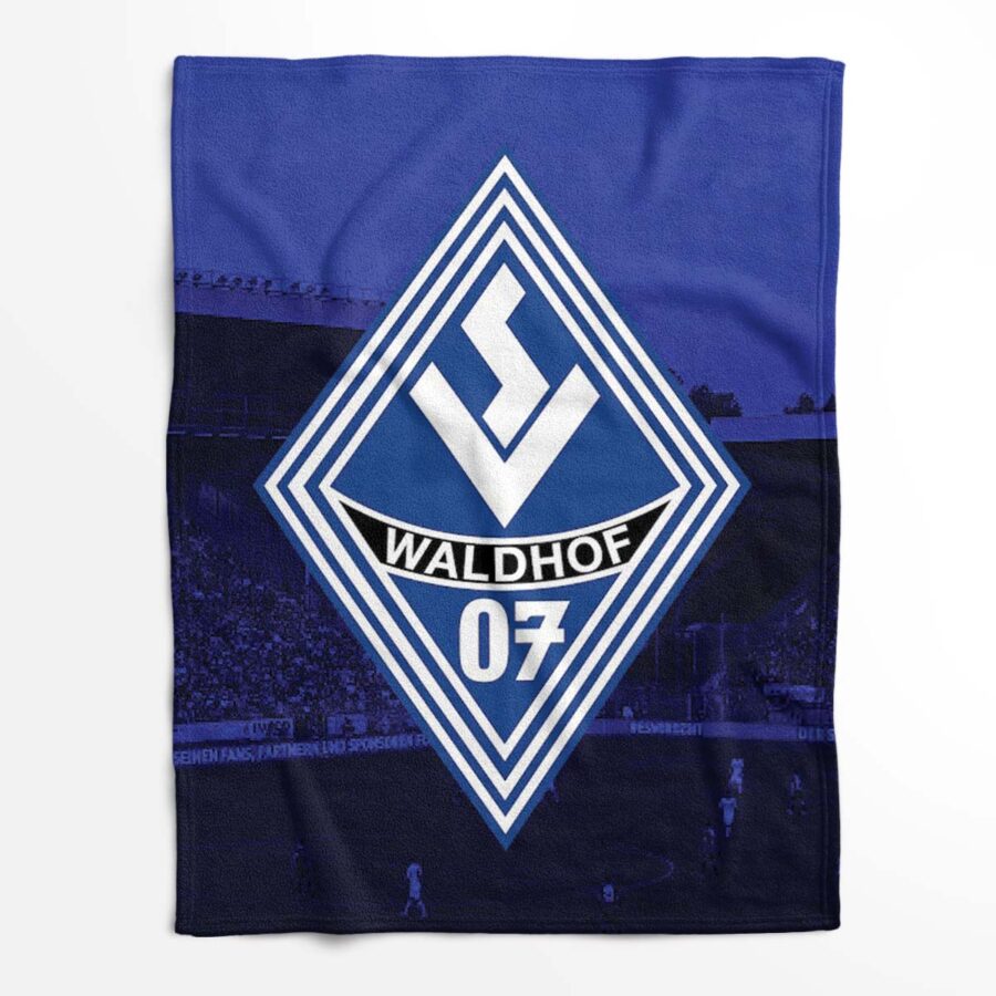 SV Waldhof Mannheim 07 eingereicht SVW Fleecedecke - Decke – Bild 2