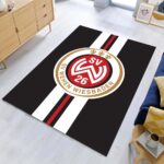 SV Wehen Wiesbaden schwarzer Hintergrund 02 Teppich