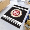 SV Wehen Wiesbaden schwarzer Hintergrund 04 Teppich