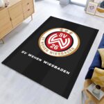 SV Wehen Wiesbaden schwarzer Hintergrund Teppich